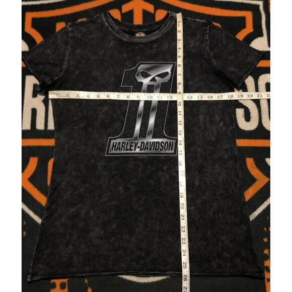 Harley-Davidson T-shirt Medium Women, Like New, Stone Wash - Picture 5 of 5